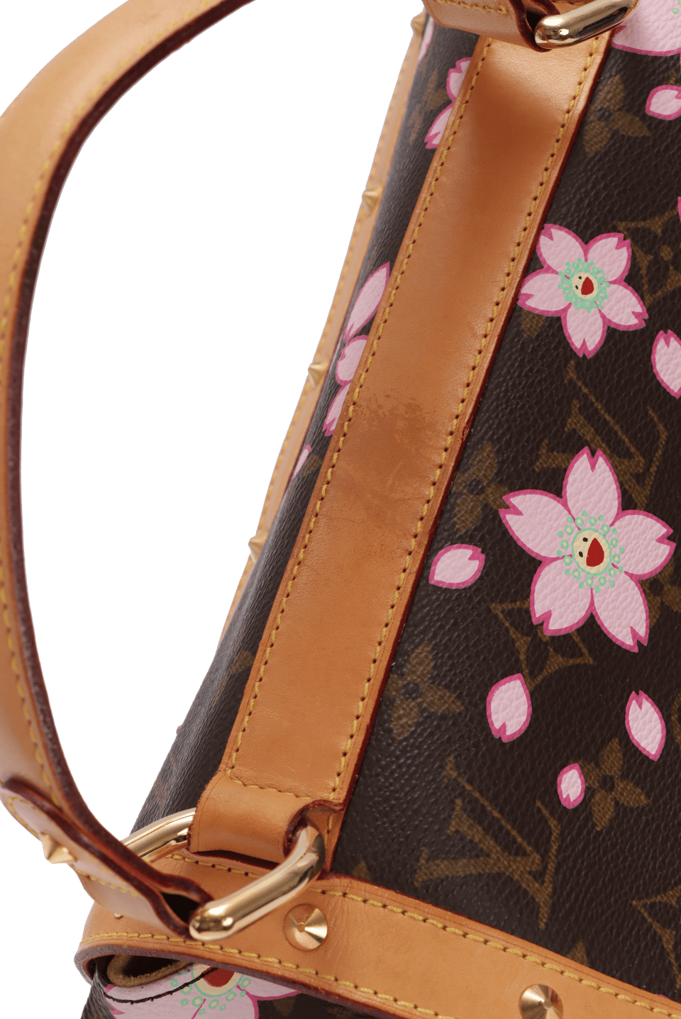 BOLSA LOUIS VUITTON MONOGRAM CHERRY BLOSSOM SAC RETRO MARROM