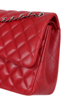 JUMBO CLASSIC DOUBLE FLAP LAMBSKIN