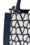 SMALL VLOGO SIGNATURE TOILE ICONOGRAPHE BAG