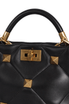 ROMAN STUD TOP HANDLE BAG