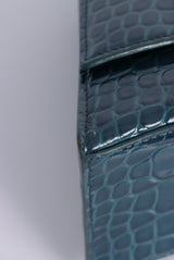 HOURGLASS SMALL CROCODILE EMBOSSED