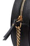 VINYLE ROUND CROSSBODY BAG