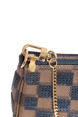 LIMITED EDITION DAMIER ÉBÈNE PAILLETTES MINI POCHETTE ACCESSOIRES