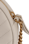 VINYLE ROUND CROSSBODY BAG