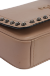 STUDDED GLACE FLAP BAG