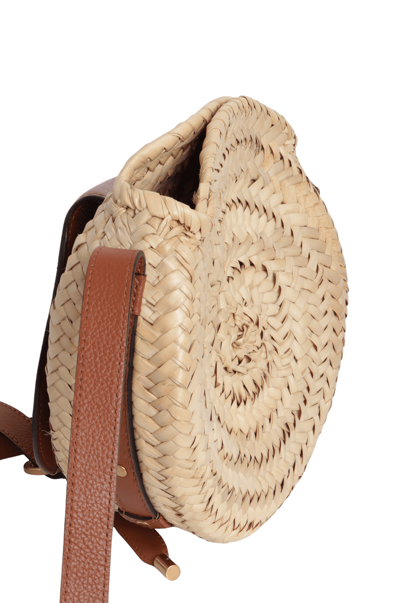 MEDIUM MARCIE RAFFIA CROSSBODY BAG