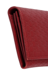 MICROGUCCISSIMA CONTINENTAL FLAP WALLET
