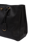LARGE SAFFIANO LUX DOUBLE ZIP GALLERIA