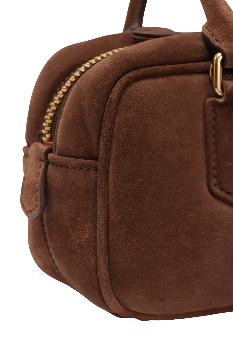 BOLSA MIU MIU SUEDE ARCADIE HANDLE BAG MARROM ORIGINAL – Gringa