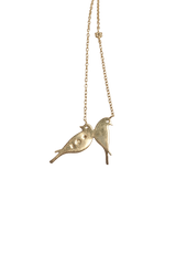 LOVE BIRDS 18K NECKLACE