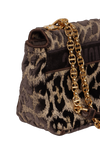 MEDIUM VELVET LEOPARD CARO BAG