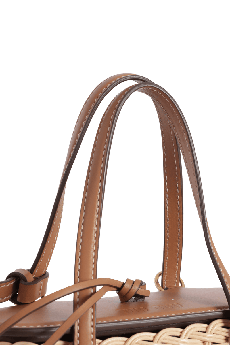 WICKER HANDBAG