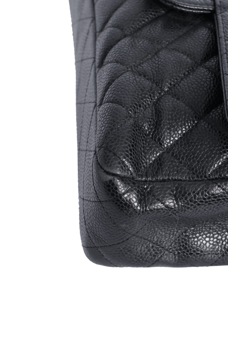 MEDIUM CLASSIC DOUBLE FLAP CAVIAR