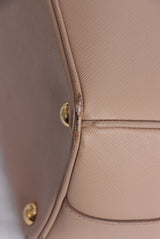 MEDIUM SAFFIANO LUX DOUBLE ZIP GALLERIA