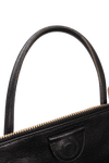 MATELASSE DENIM GROMMET BIKER