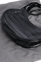 LE CAGOLE XS CROCODILE EMBOSSED