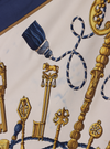 KEYS LES CLES SILK SCARF