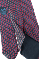 PRINTED SILK TIE