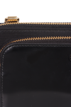 RE-NYLON AND BRUSHED LEATHER WALLET ON STRAP