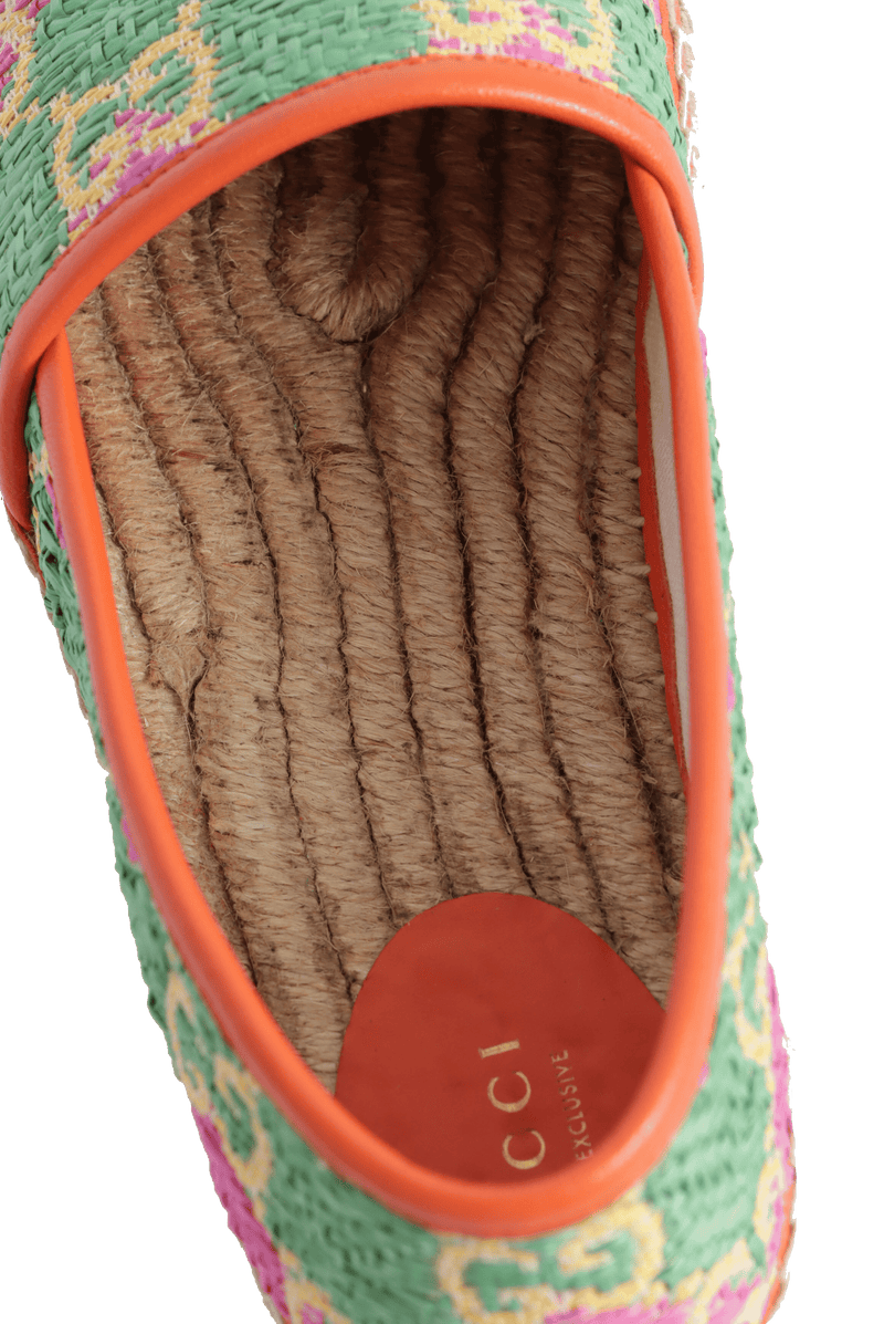 GG RAFFIA ESPADRILLES 38