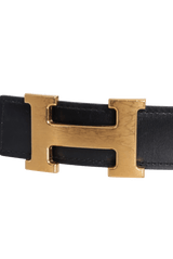 REVERSIBLE H BUCKLE BELT