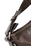 SIGNATURE EMBOSSED SHOULDER BAG