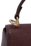 LEATHET TOP HANDLE BAG