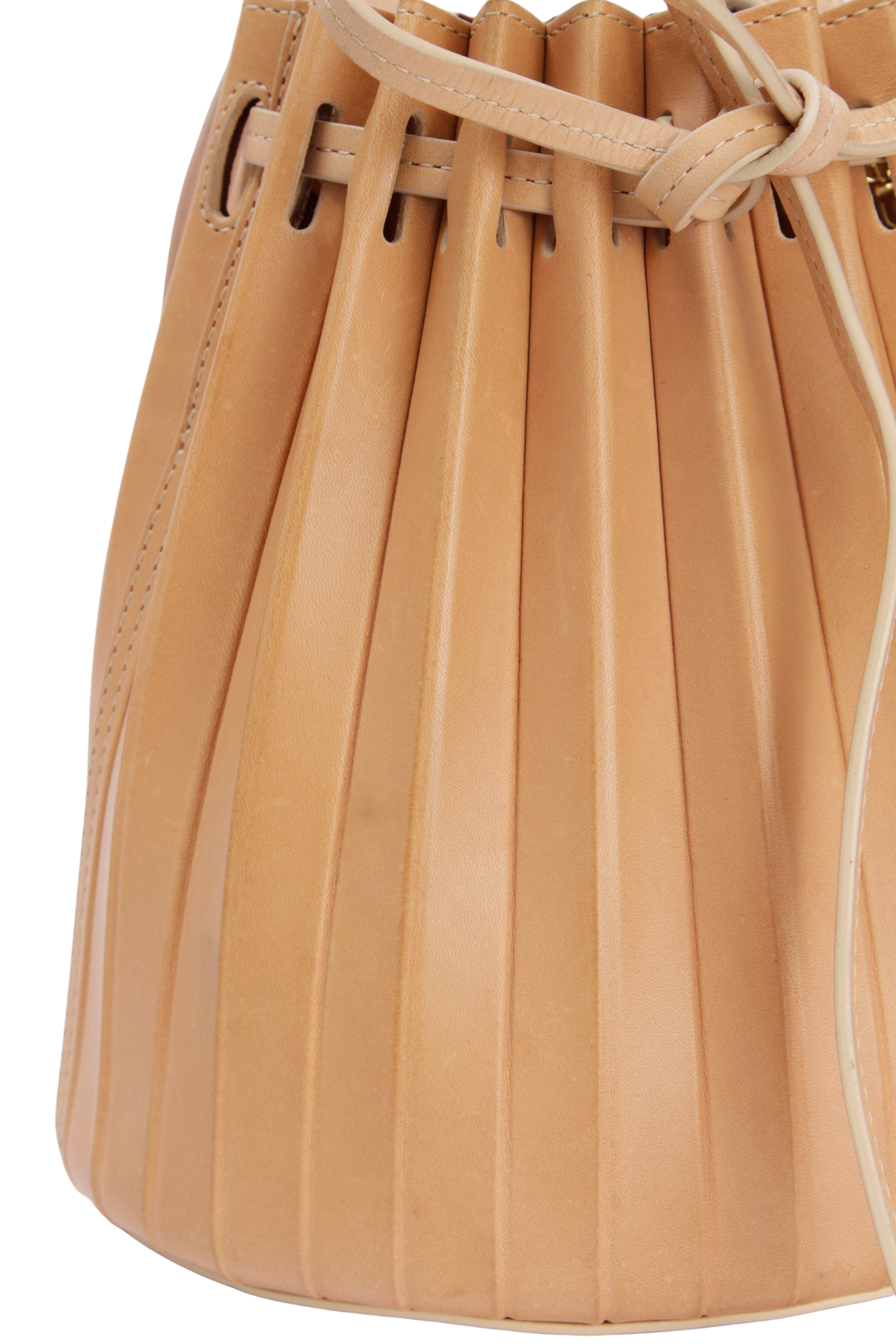 MINI PLEATED BUCKET BAG