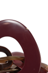 HORN & LACQUERED WOOD DUNCAN LINK NECKLACE