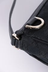 GG CANVAS D-RING POCHETTE