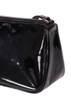 PATENT LEATHER GANCINI SHOULDER BAG