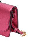 SOFT GRAIN METALLIC BUCKLE PHONE BAG