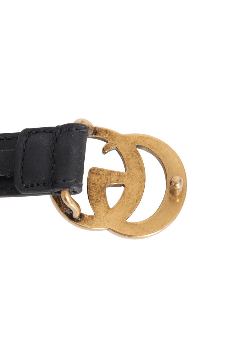 DOUBLE G LOGO BELT 80