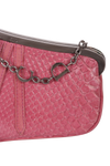 SNAKESKIN MINI SADDLE BAG