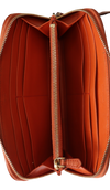 SAFFIANO PERFORATED ZIP AROUND WALLET