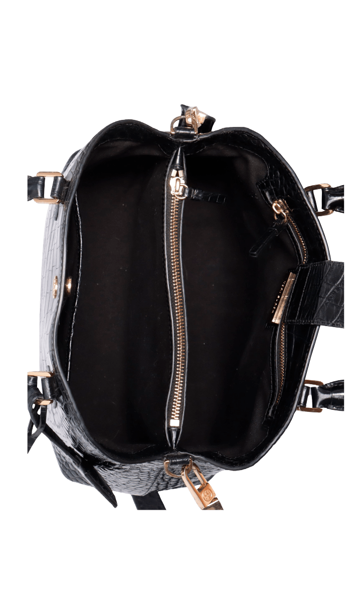 LEATHER HANDLE BAG