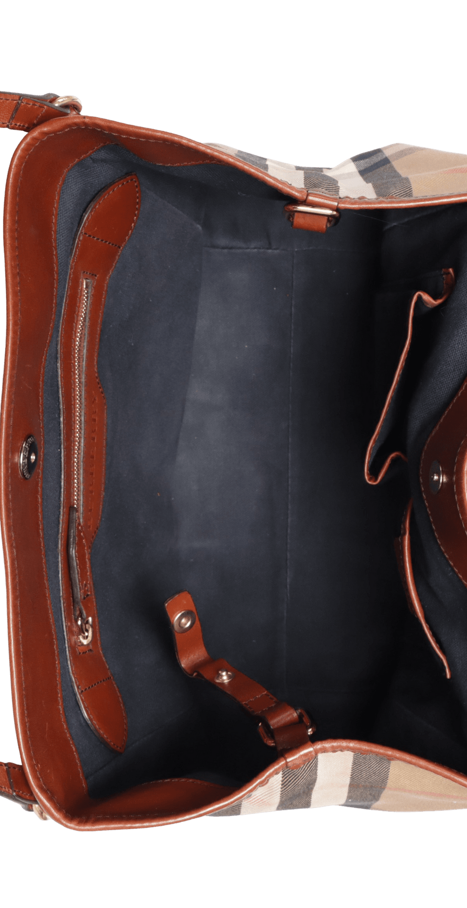 BOLSA BURBERRY HOUSE CHECK CANTERBURY BAG MARROM ORIGINAL – Gringa