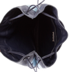 LEATHER PAISLEY BUCKET BAG