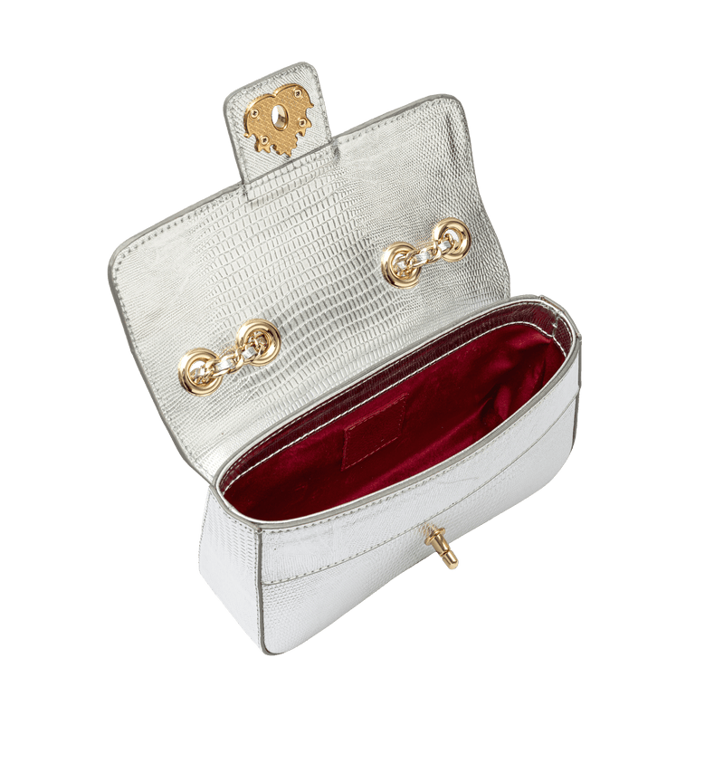 BOLSA ANNE  EM COURO LIZARD