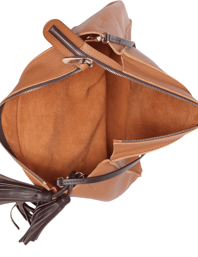 LEATHER SHOULDER BAG