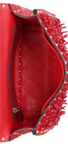 SEQUINS SMALL ROCKSTUD SPIKE FLAP BAG