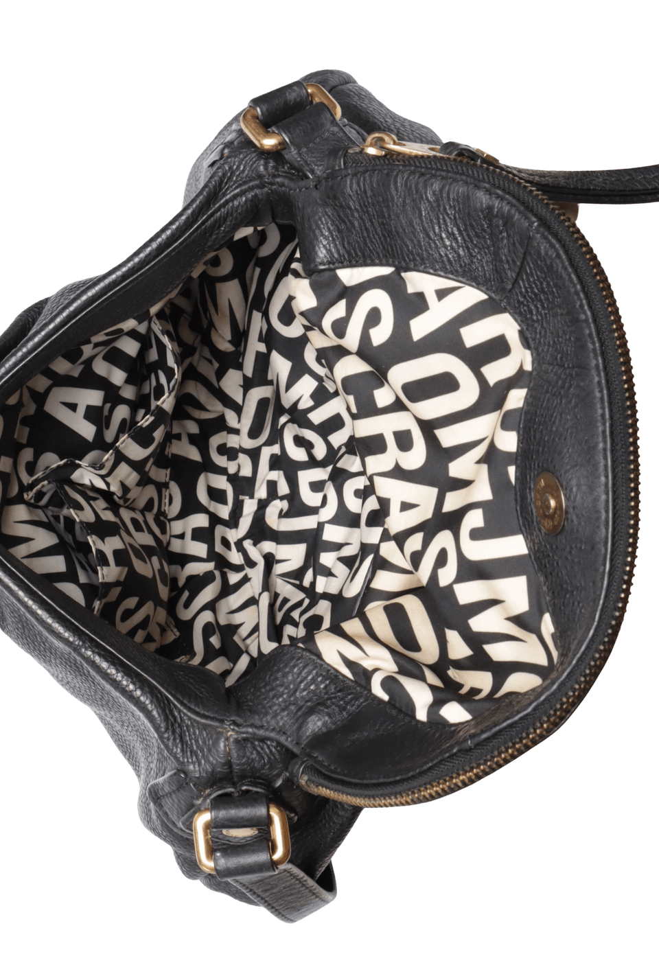 BOLSA MARC JACOBS LEATHER CROSSBODY BAG PRETO ORIGINAL – Gringa