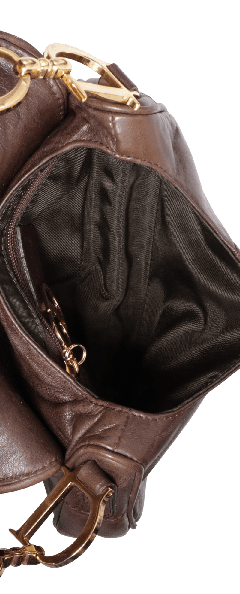 VINTAGE MINI LEATHER SADDLE BAG