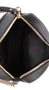 VINYLE ROUND CROSSBODY BAG