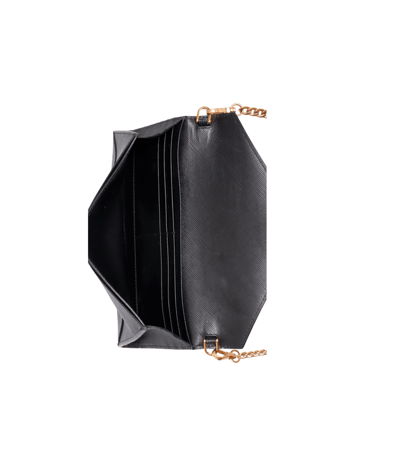 SAFFIANO ENVELOPE WALLET ON CHAIN