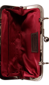 METALLIC KISS LOCK BAG