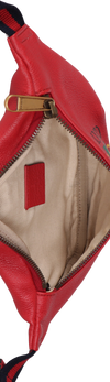 LEATHER LOGO SMALL BELT BAG
