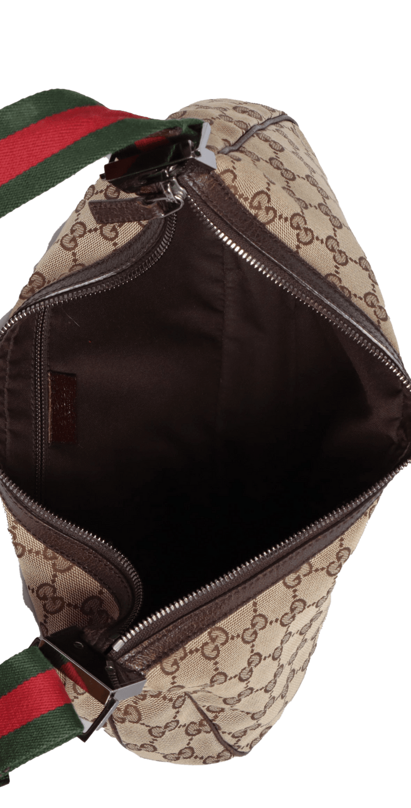 GG CANVAS WEB MESSENGER BAG