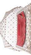 MEDIUM ROCKSTUD SPIKE QUILTED PVC