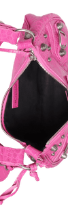 LE CAGOLE XS CROCODILE EMBOSSED
